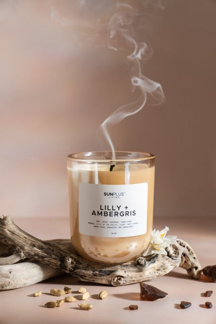 Lilly + Ambergris Aromatique Candle
